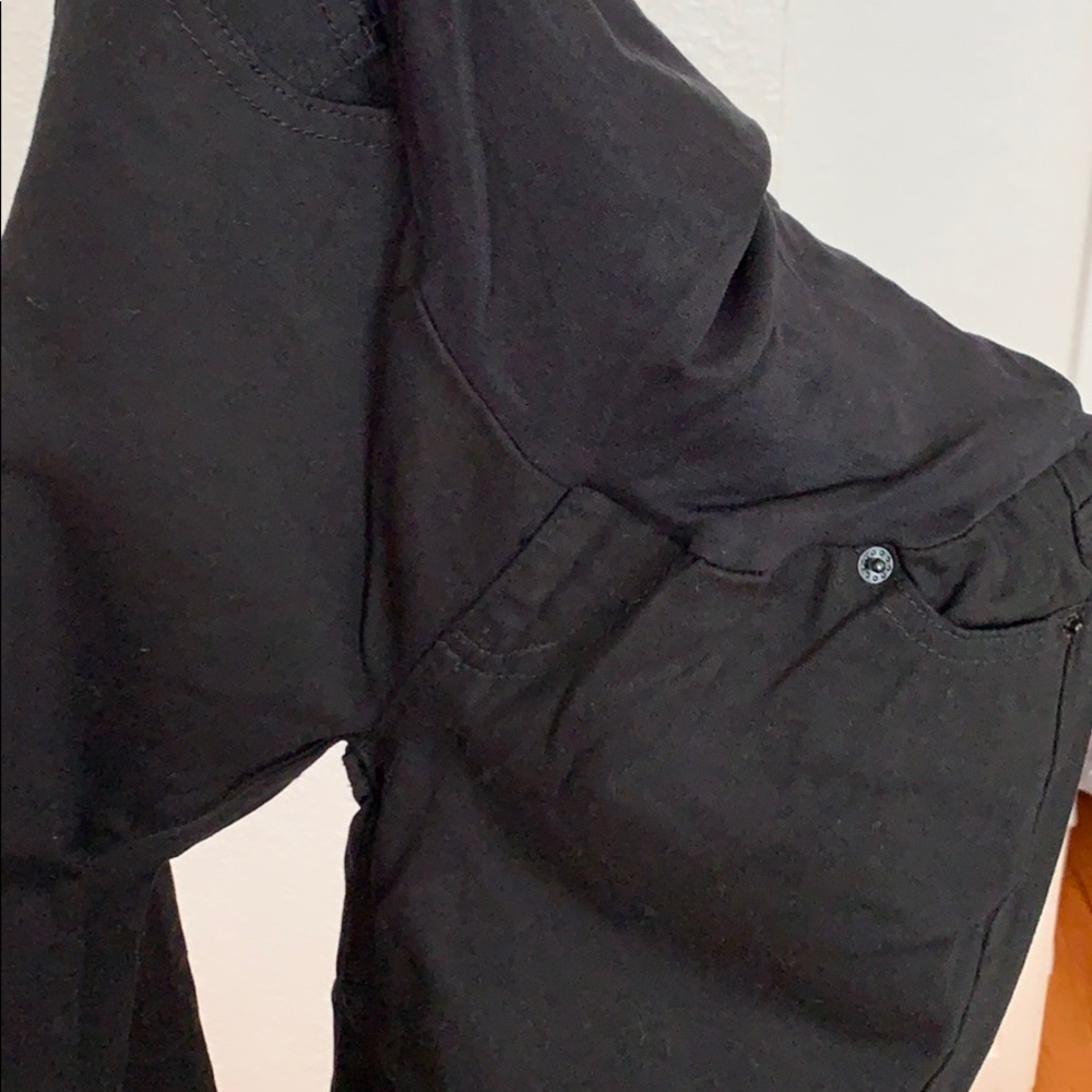 Over Bump Black Skinny Maternity Jeans